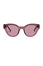 view 1 of 2 LUNETTES DE SOLEIL ŒIL-DE-CHAT DEJA NU in Mulberry