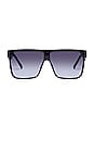 view 1 of 2 LUNETTES DE SOLEIL SHIELD THIRSTDAY in Black