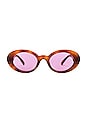 view 1 of 3 Nouveau Trash Sunglasses in Vintage Tort