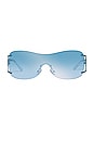view 1 of 2 Le Fame in Teal Chrome