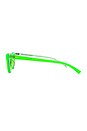 view 3 of 3 LUNETTES DE SOLEIL X ADAM SELMAN THE LAST LOLITA in Neon Lime & Smoke Mono