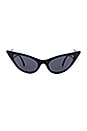 view 1 of 3 GAFAS DE SOL X ADAM SELMAN THE PROWLER in Black & Smoke Mono