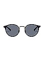 view 1 of 3 LUNETTES DE SOLEIL TORNADO in Black & Smoke Mono