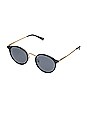 view 2 of 3 LUNETTES DE SOLEIL TORNADO in Black & Smoke Mono