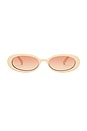 view 1 of 2 Outta Love Sunglasses in Ecru