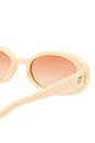 view 2 of 2 Outta Love Sunglasses in Ecru