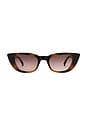 view 1 of 3 Dream Lover Sunglasses in Dark Tort & Brown Grad
