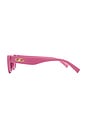 view 3 of 3 Dream Lover Sunglasses in Rouge Pink & Smoke Tint