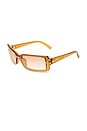 view 2 of 2 Evasion Sunglasses in Whiskey & Light Brown Grad