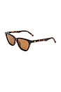 view 2 of 2 LUNETTES DE SOLEIL UNFAITHFUL in Tort & Brown Mono Polarized