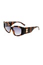 view 2 of 2 The Haunting Sunglasses in Ombre Tort & Smoke Grad