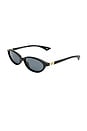 view 2 of 2 Duskfall Sunglasses in Black & Smoke Mono