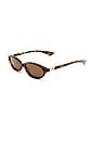 view 2 of 2 DUSKFALL 선글라스 in Tort & Brown Mono