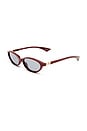 view 2 of 2 Duskfall Sunglasses in Merlot & Smoke Tint