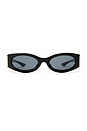 view 1 of 3 LUNETTES DE SOLEIL GLACIEM in Black & Smoke Mono