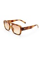 view 2 of 3 Subzero Sunglasses in Vintage Tort & Brown Gradient