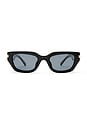 view 1 of 3 LUNETTES DE SOLEIL CUBITO in Black & Smoke Mono Polarized