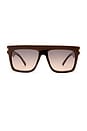 view 1 of 3 LUNETTES DE SOLEIL OFFSIDE in Dark Cocoa & Smoke To Brown Gradient