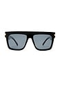 view 1 of 3 LUNETTES DE SOLEIL OFFSIDE in Black & Smoke Mono Polarized