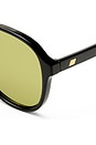 view 3 of 3 LUNETTES DE SOLEIL TRAGIC MAGIC in Black & Olive Tint