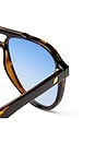 view 3 of 3 Tragic Magic Sunglasses in Tokyo Tort & Blue Gradient