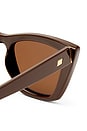 view 3 of 3 LUNETTES DE SOLEIL VELODROME in Cocoa & Brown Mono Polarized
