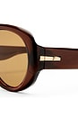view 3 of 3 LUNETTES DE SOLEIL DREAM BOAT in Cocoa & Light Brown Mono