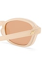 view 3 of 3 LUNETTES DE SOLEIL HONEY POT in Nude & Chocolate Mono