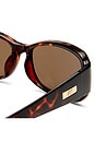 view 3 of 3 Gigglemug Sunglasses in Tort & Brown Mono