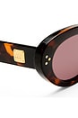 view 3 of 3 LUNETTES DE SOLEIL TOOTSIE in Tort & Smokey Brown Mono