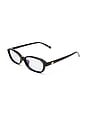 view 2 of 3 Honey Pot Blue Light Eyeglasses in Black