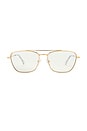 view 1 of 3 Diametric Ii Blue Light Glasses in Gold