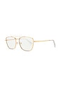 view 2 of 3 Diametric Ii Blue Light Glasses in Gold