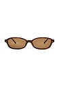 view 1 of 3 LUNETTES DE SOLEIL HONEY POT in Tort & Brown Mono