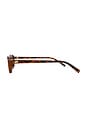 view 3 of 3 LUNETTES DE SOLEIL HONEY POT in Tort & Brown Mono