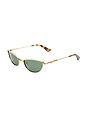 view 2 of 7 Thorned Sunglasses in Gold