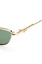 view 4 of 7 Thorned Sunglasses in Gold