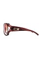 view 3 of 3 Bolshy Sunglasses in Chocolate Fire Grad