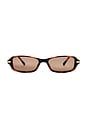 view 1 of 3 Bamboozler Sunglasses in Tort Teak Mono