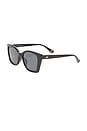 view 2 of 3 Incantation Sunglasses in Black & Smoke Mono