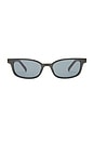 view 1 of 3 Confidential Sunglasses in Black & Smoke Mono