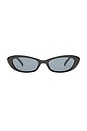 view 1 of 3 The Whisperer Sunglasses in Black & Smoke Mono Polarized