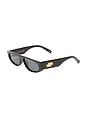 view 2 of 3 Le Ritual Sunglasses in Black & Smoke Mono