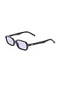 view 2 of 3 Pilferer Sunglasses in Black & Lilac Tint