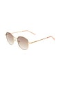 view 2 of 3 Odyssey Sunglasses in Bright Gold & Brown Grad