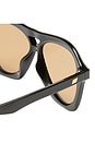 view 3 of 3 Drizzle Sunglasses in Black & Light Brown Mono