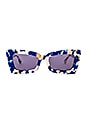 view 1 of 3 Zaap! in Cobalt Blue Agate & Cool Smoke Mono