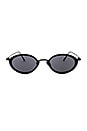 view 1 of 3 LUNETTES DE SOLEIL BOOM! in Matte Black & Smoke Mono