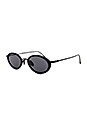 view 2 of 3 LUNETTES DE SOLEIL BOOM! in Matte Black & Smoke Mono