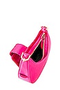 view 5 of 5 Cindy Buckle in Fluo Pink Satin